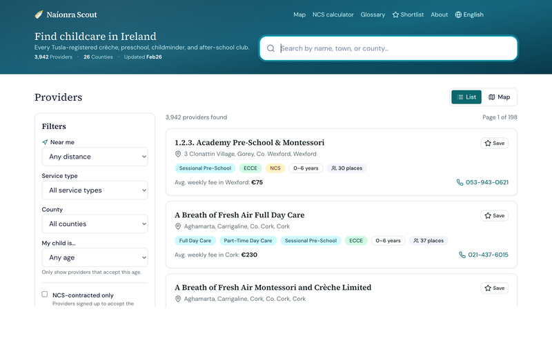 Screenshot of Naíonra Scout